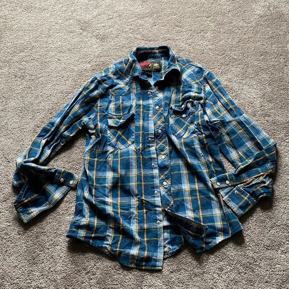 Old Navy Vintage Flannel SIZE M - Picture 1 of 5